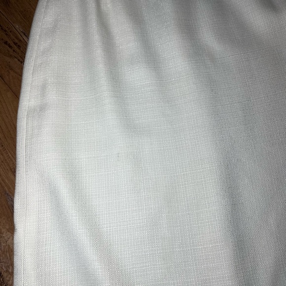 Dolce & Gabbana 40 Bone Knit Tweed Look Pencil Skirt Lined Wiggle career Skirt - Picture 2 of 7